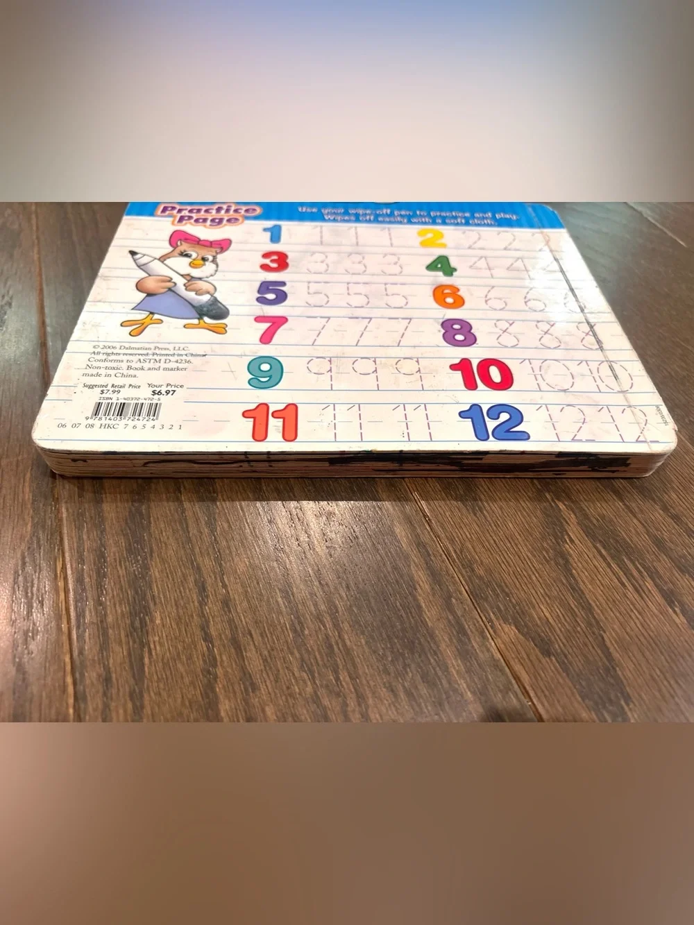 Lot Of 3 Wipe- Off Learning Books - Alphabet, Counting, And 123